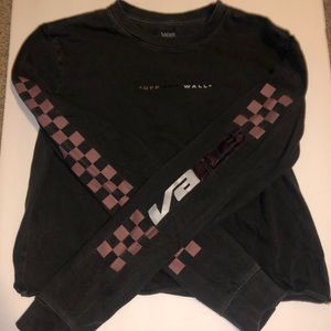 Cropped Vans Long Sleeved Top
